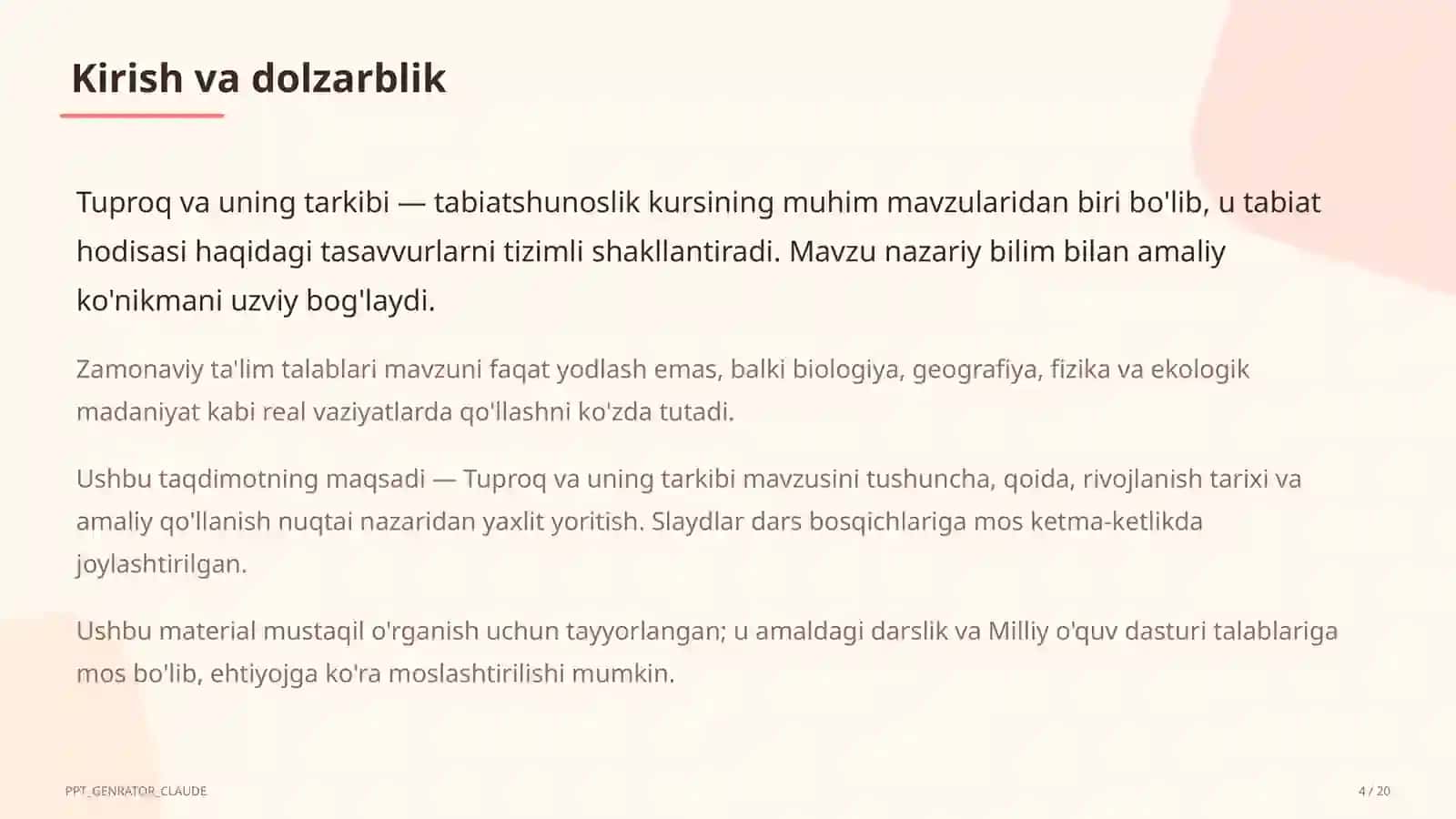 TuProq va uning tarkibi (2-sinf) 4