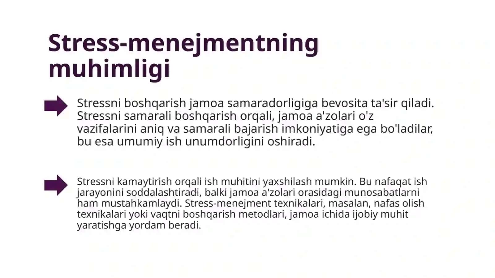 Stress-menejment va jamoaviy samaradorlik 4