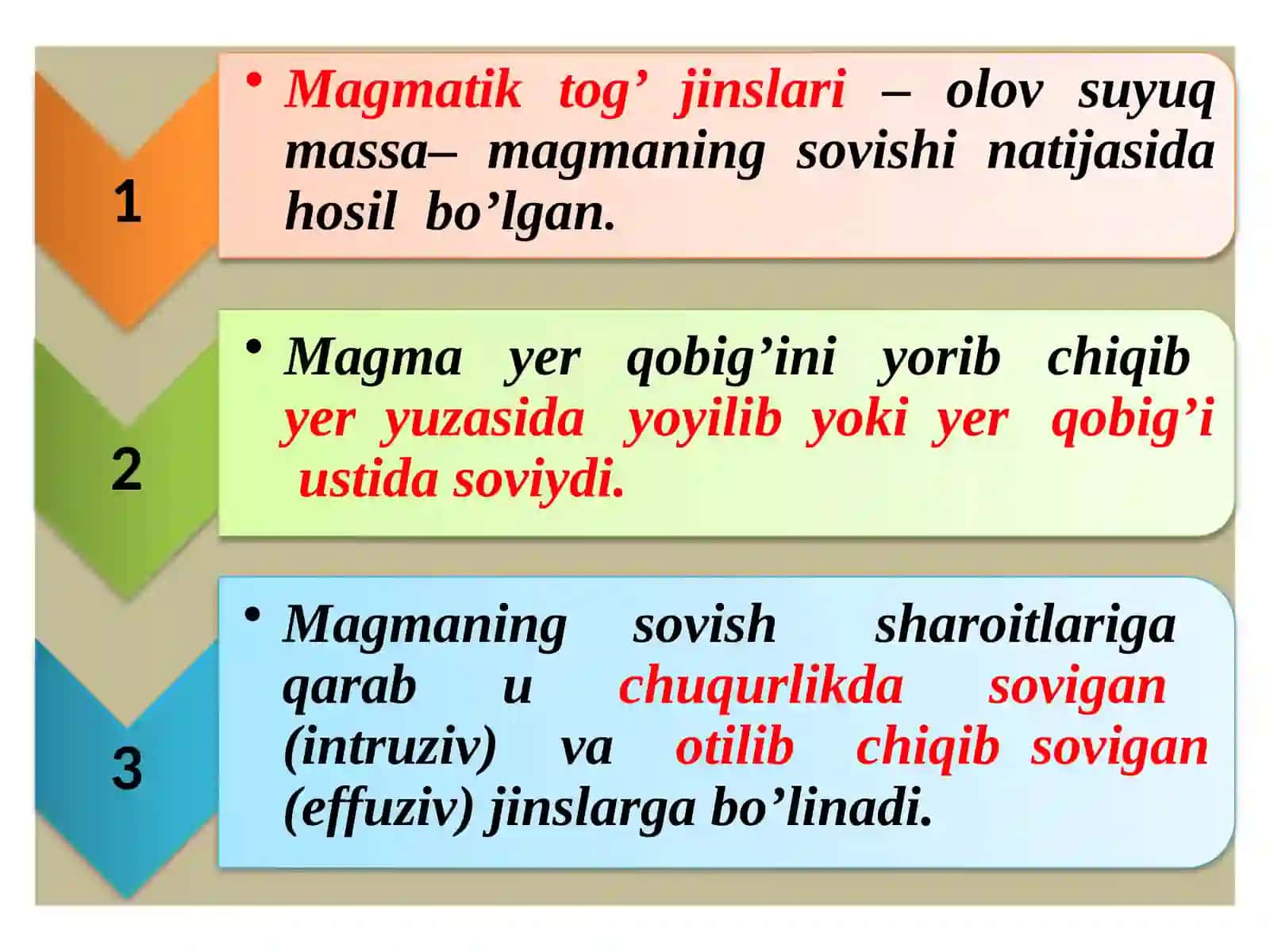 Noruda qurilish materiallari sifatida gitog' to'jinslari 4