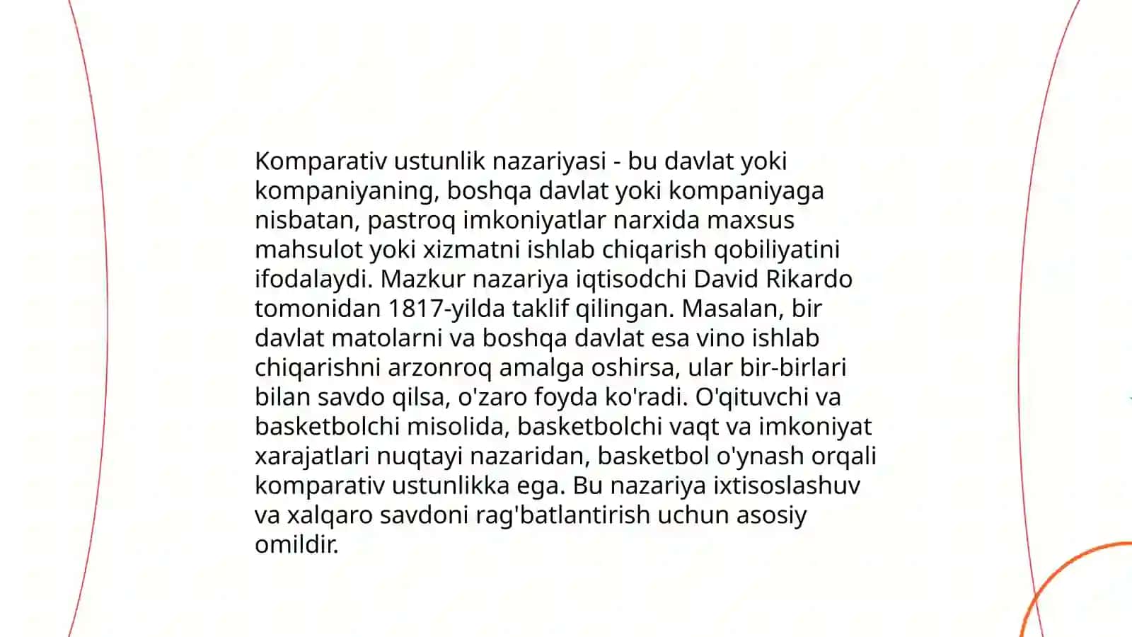 Xalqaro savdo va klassik iqtisodiy nazariyalar 4