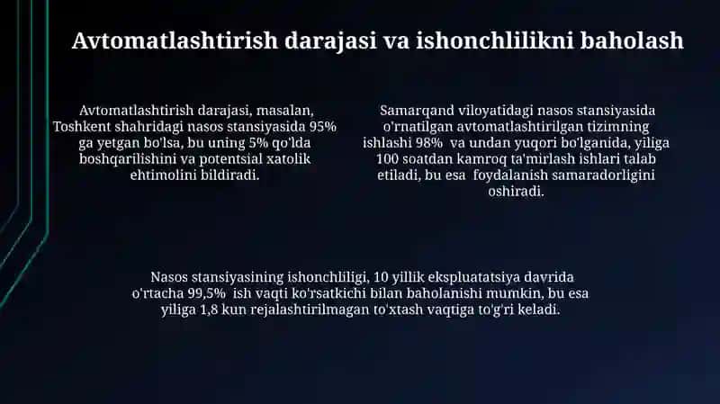 Nasos Qurilmasining Asosiy Ish Ko'rsatkichlarini Hisoblash 4