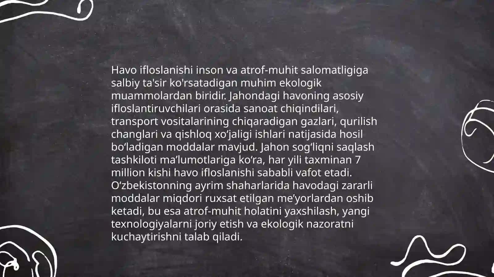 Bolaga tashqi muhitning tasri 4