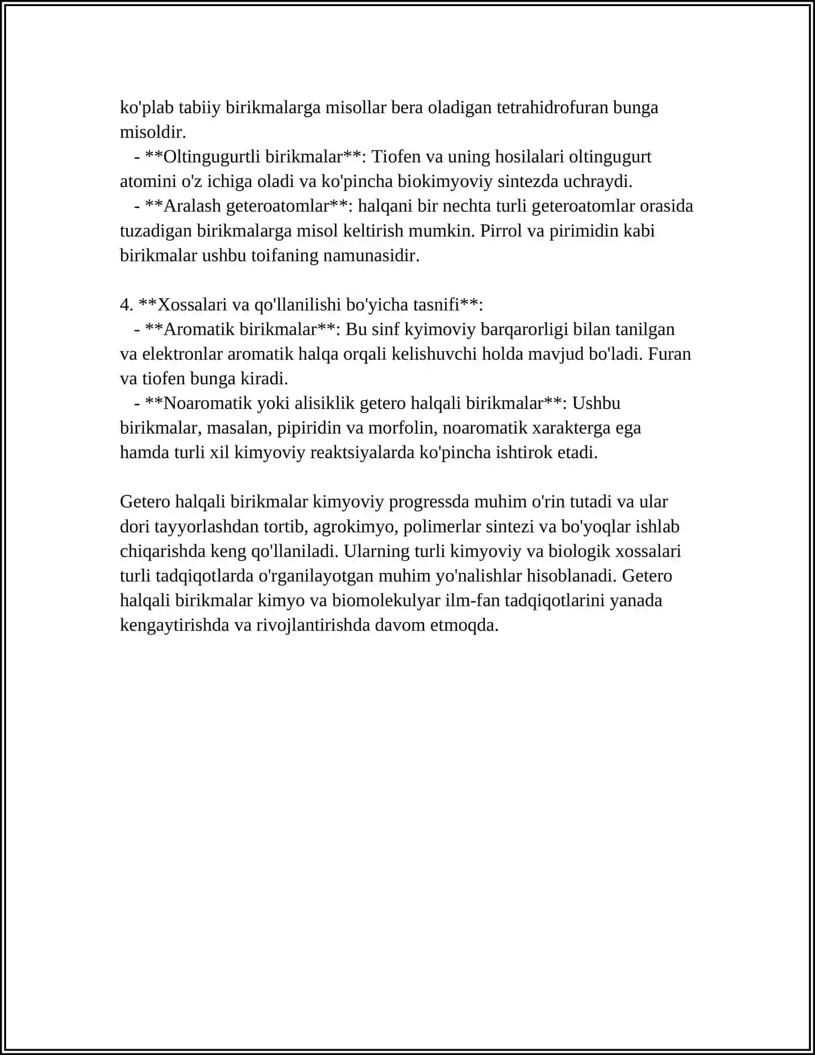 Getero Halqali Birikmalar 4
