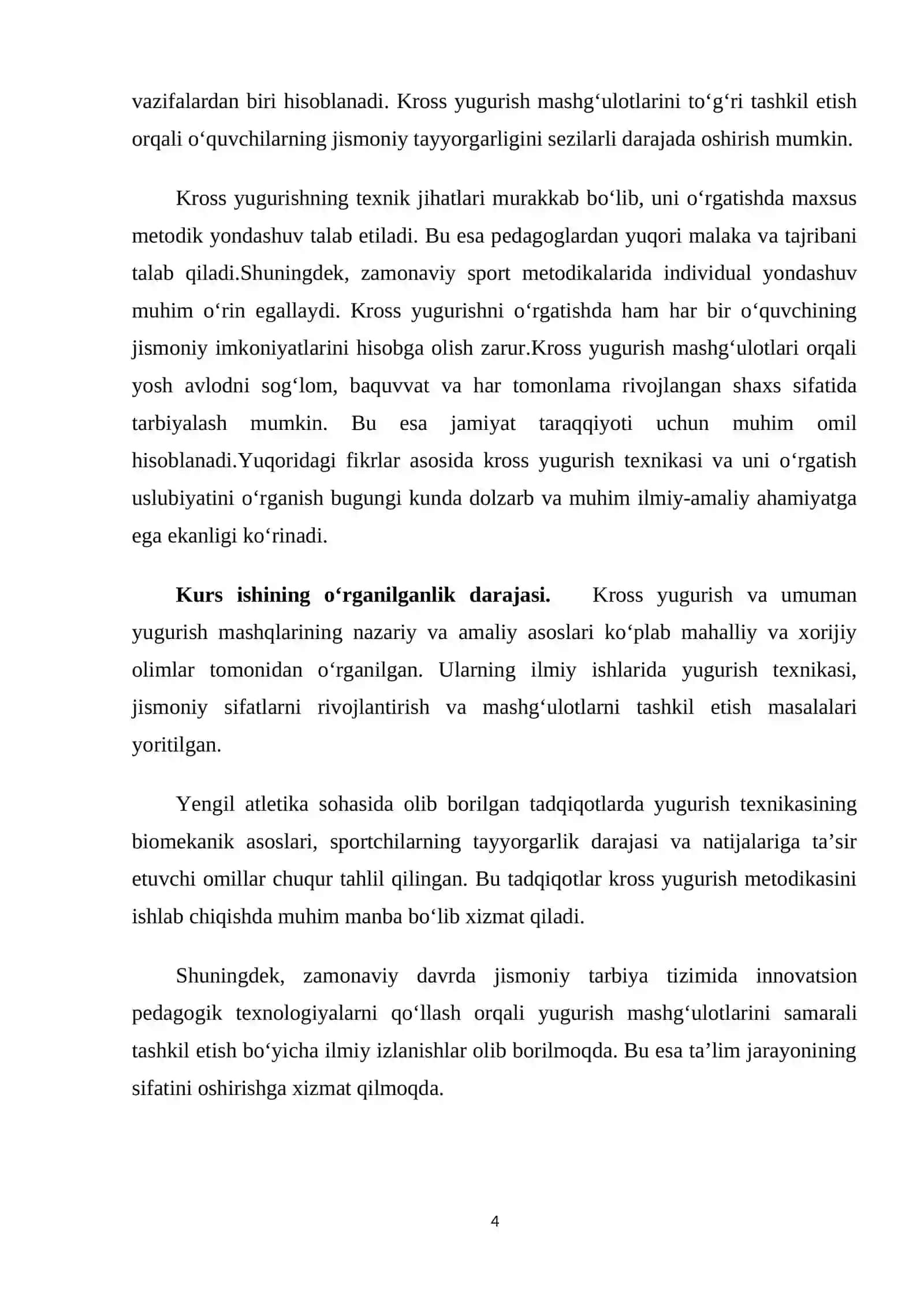 Kross yugurish texnikasi o‘rganish uslubiyati 4
