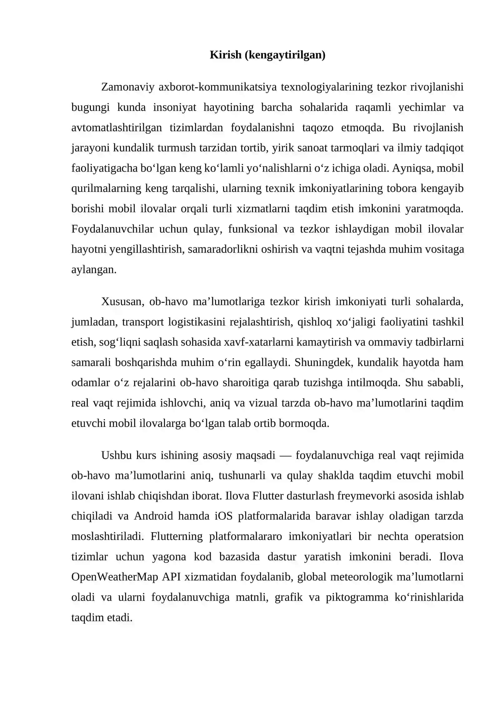 Ob-havo ma’lumotlarini e’lon qilish dasturi 4