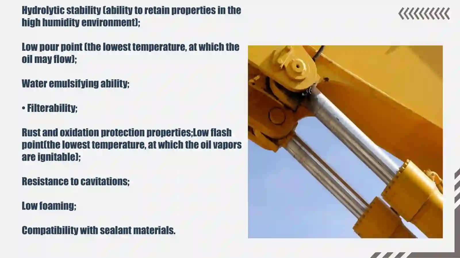 Hydraulic oils 4