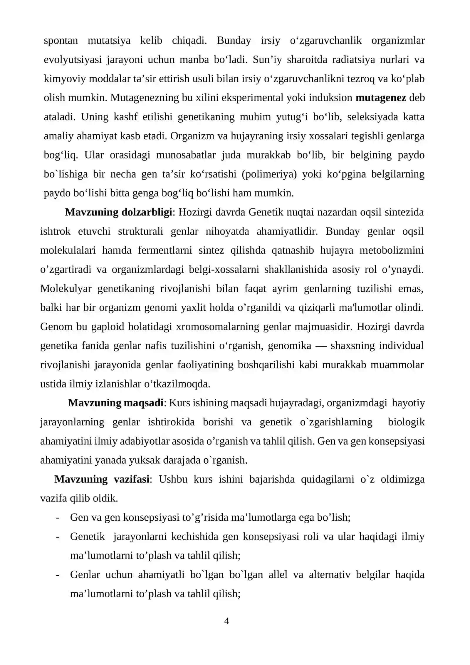 Gen va gen konsepsiyasi haqida tushuncha 4