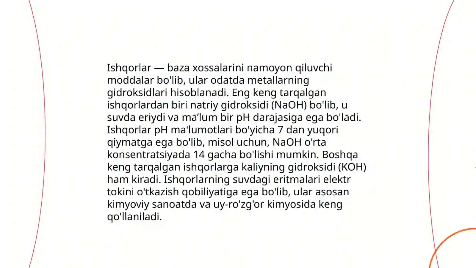 Kislotalar va Ishqorlar. Ishqoriy va Ishqoriy Yer Metall Tuzlari. Stomatologiyada Kalsiy, Magniy Preparatlarining Qo'llanilishi 4