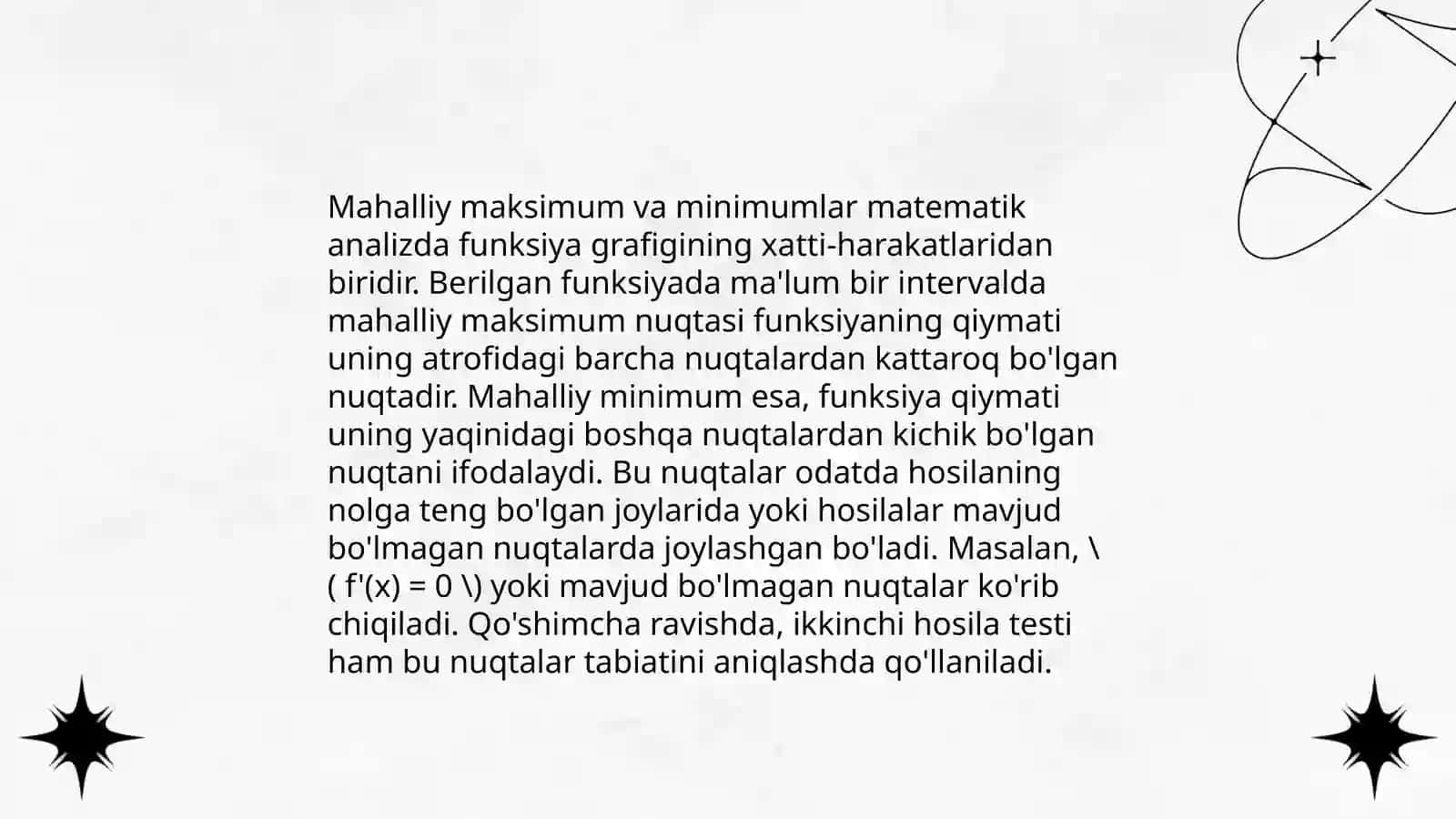 Ikki o‘zgaruvchili funksiyaning ekstremumi 4