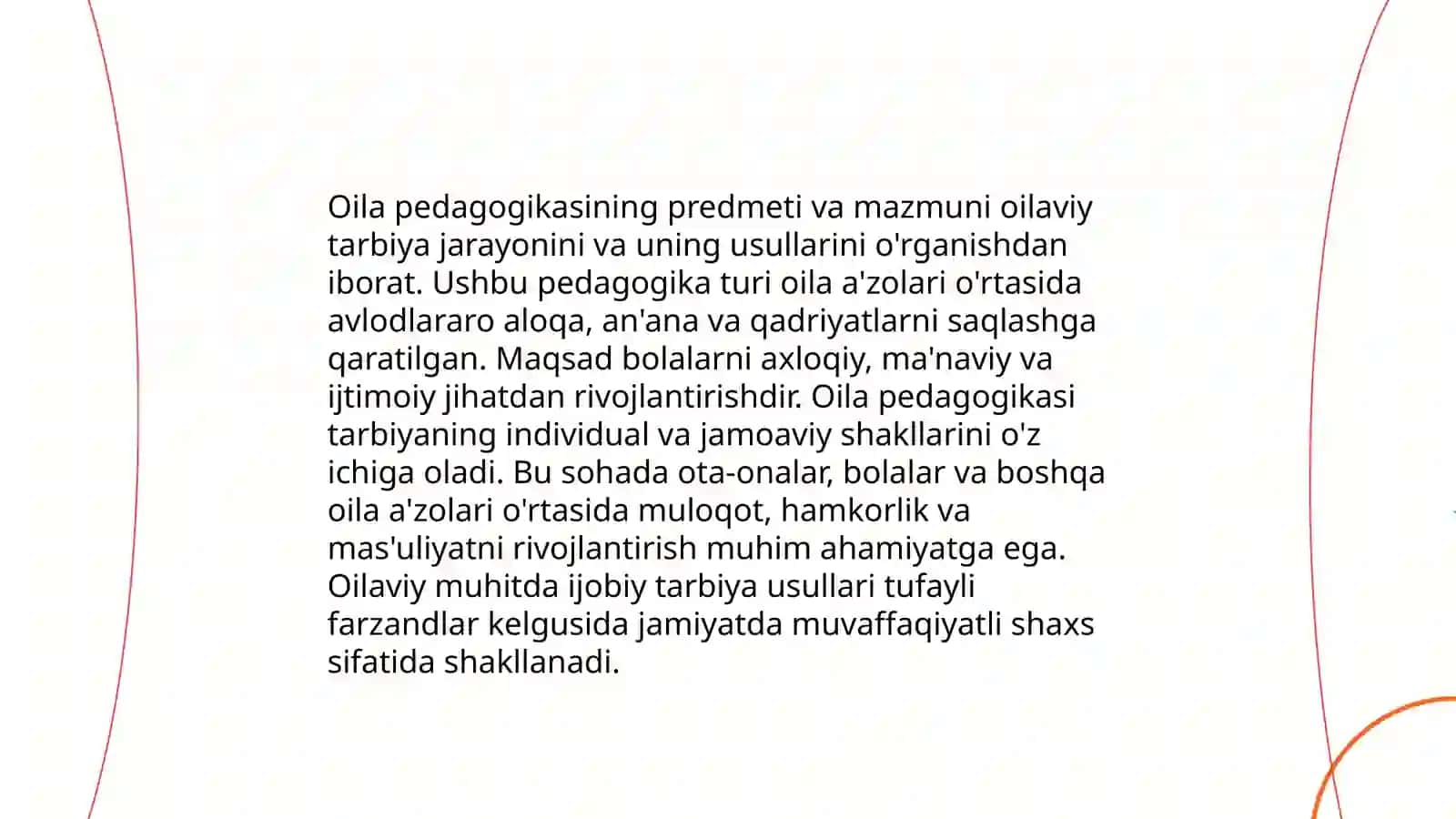 Oila pedagogikasi 4
