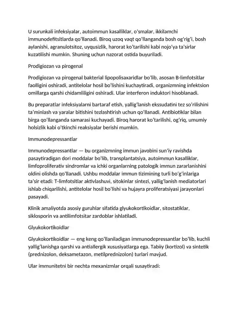 immunitetga ta`sir etuvchi moddalar 4