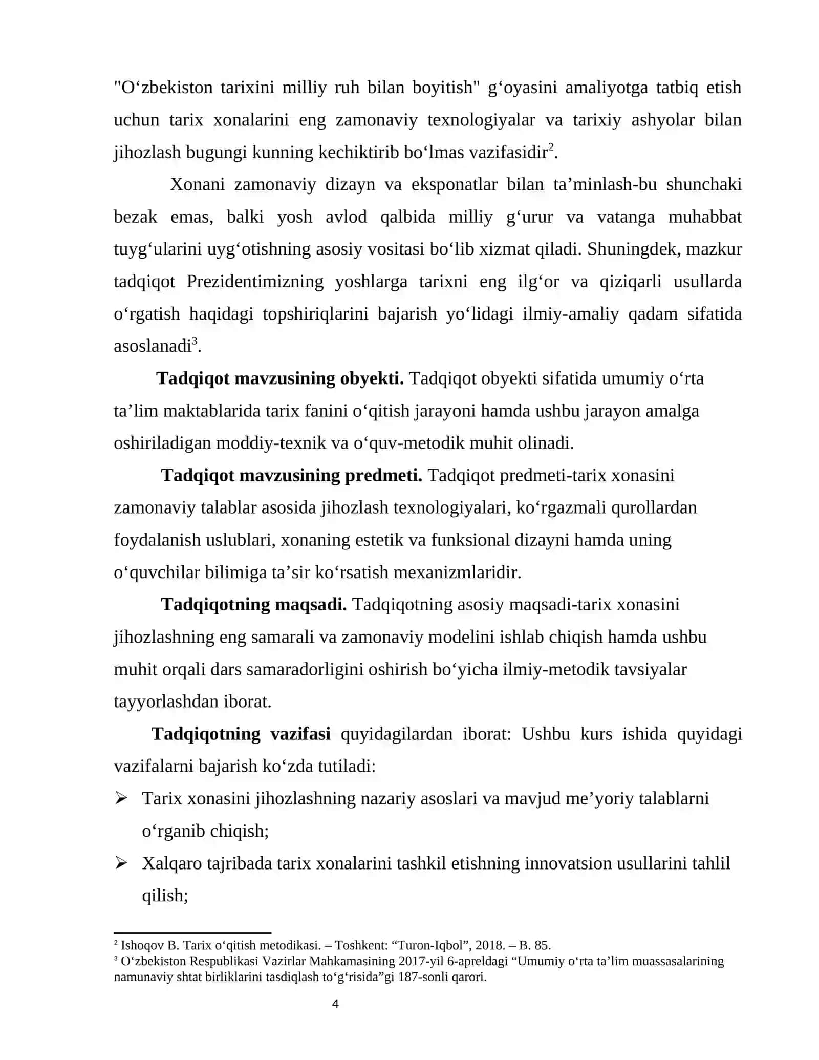 Tarix xonasini jihozlash 4