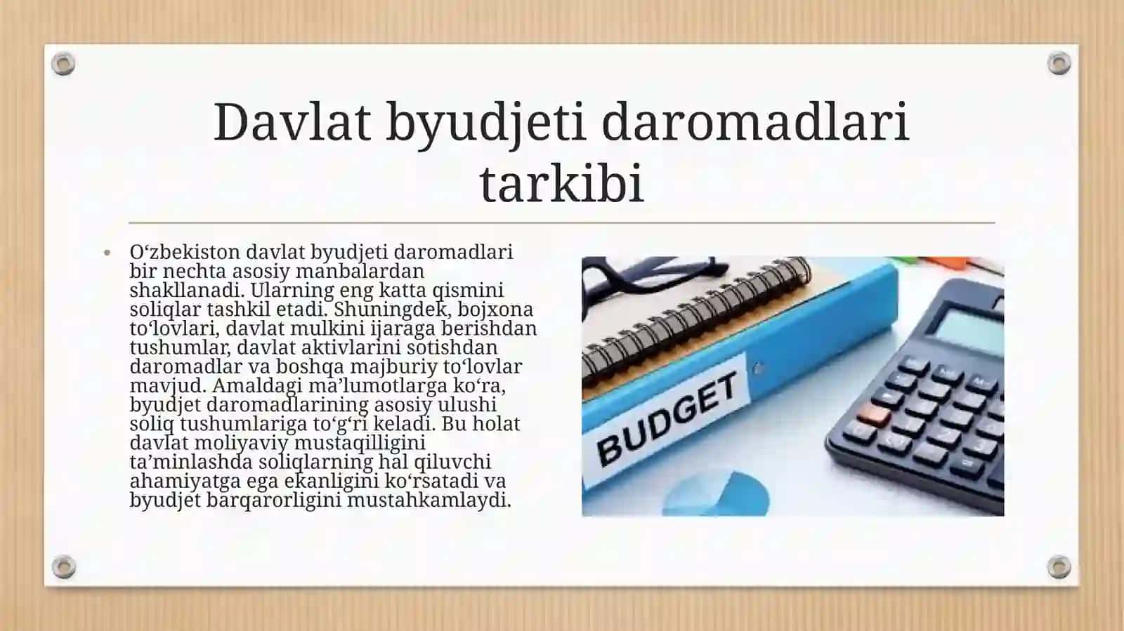 Davlat Byudjeti va Uning Iqtisodiy Mazi 4