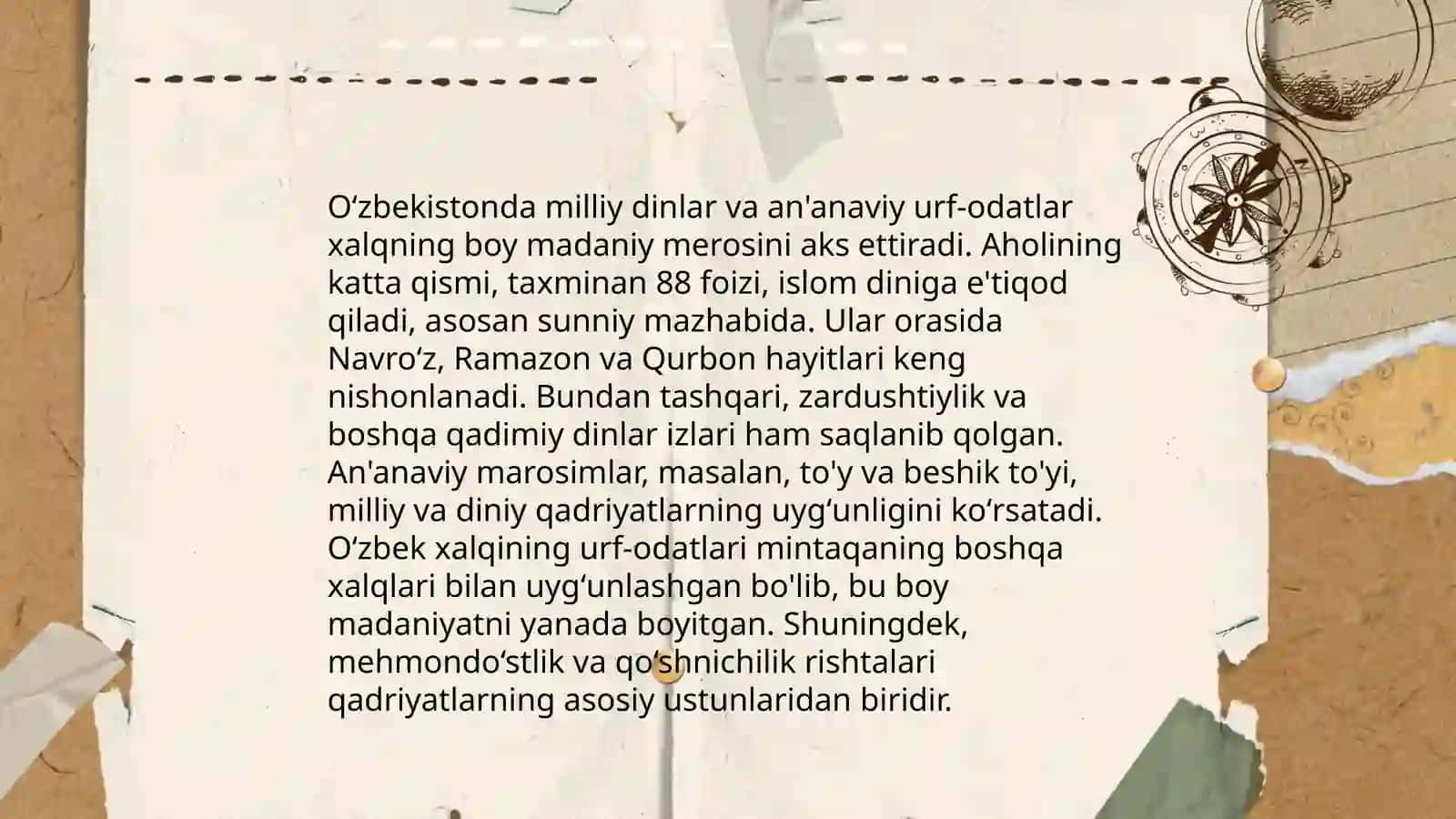 Milliy dinlar 4
