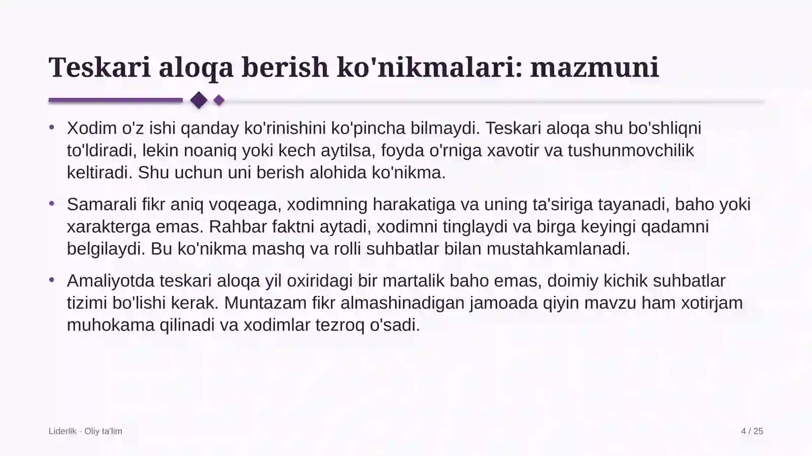 multimodal tashishda teskari aloqa berish ko'nikmalarini rivojlantirish 2975 4