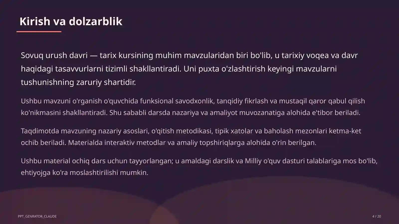 Sovuq urush davri (10-sinf) 4