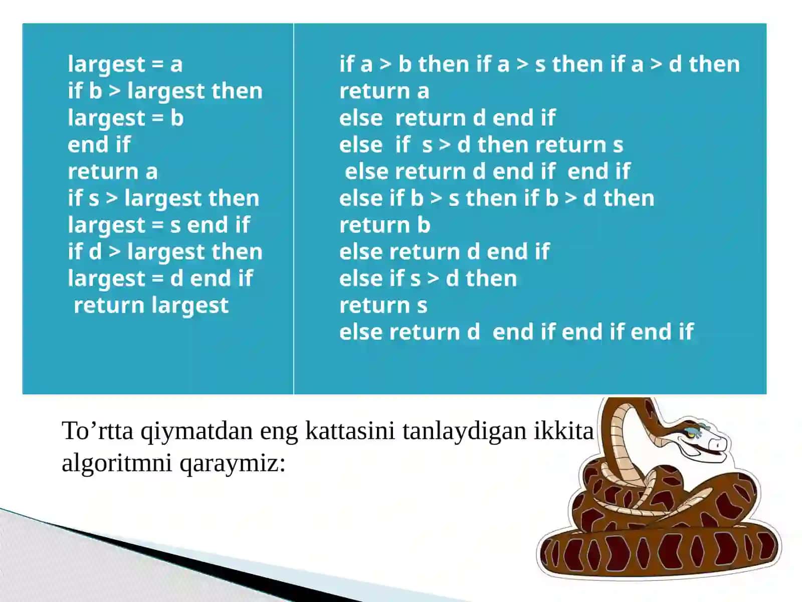 ALGORITMLARNING TAHLILI ASOSLARI 4