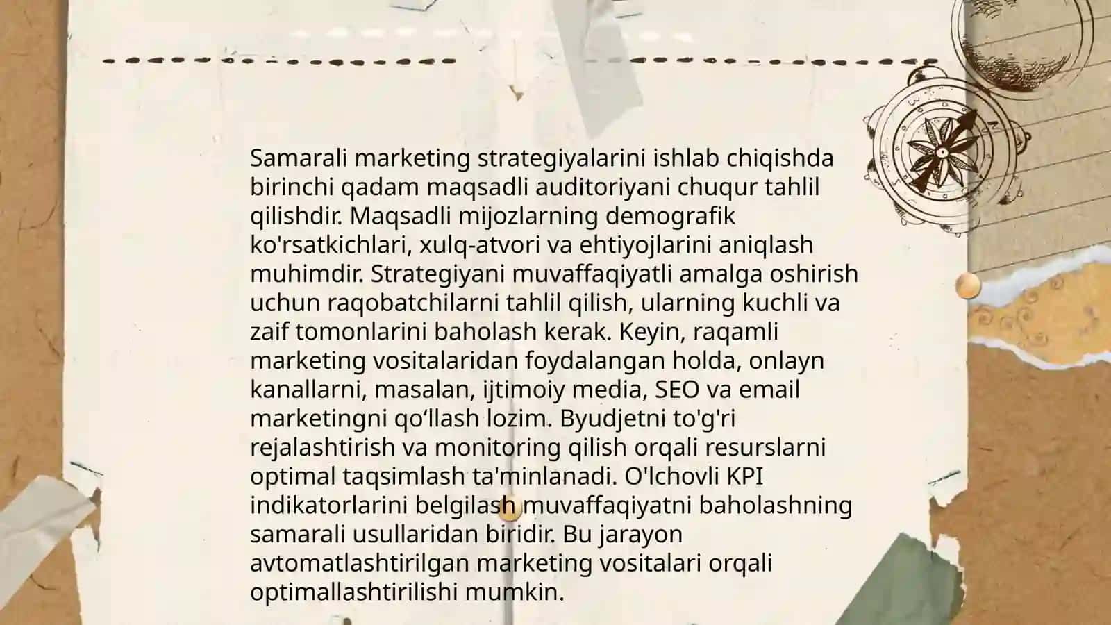 Bozor sharoitida biznesni boshqarishni takomillashtirish yo‘llari 4