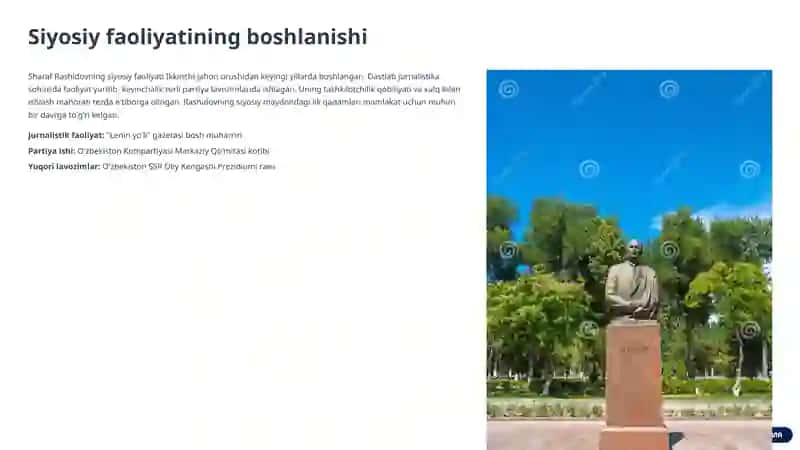 Sharaf Rashidov: Buyuk Davlat Arbobi 4