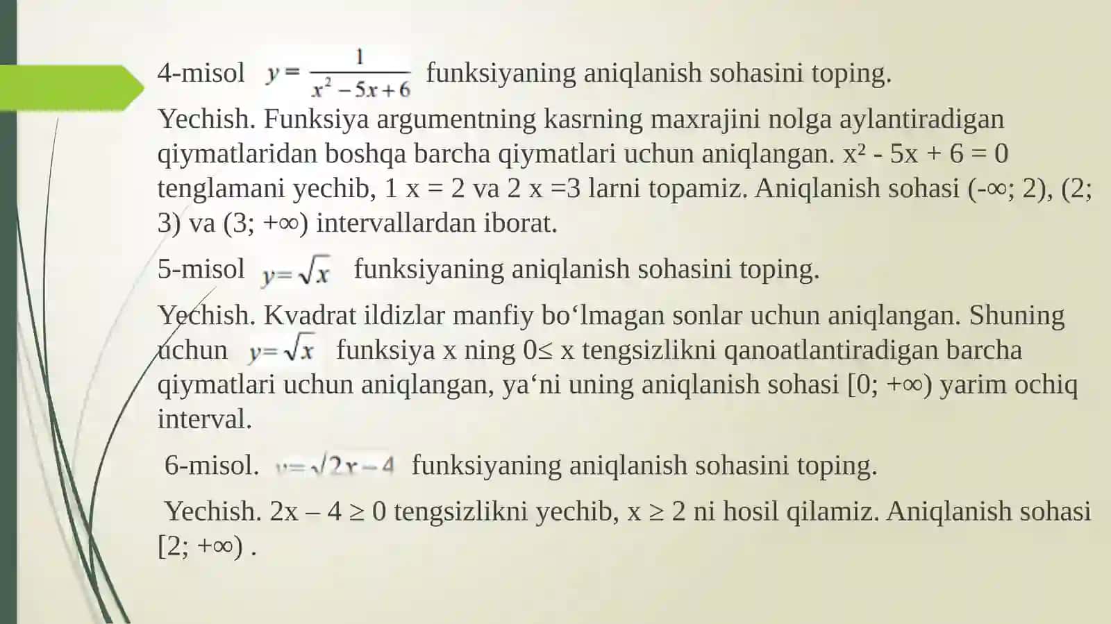 Matematik analiz 4