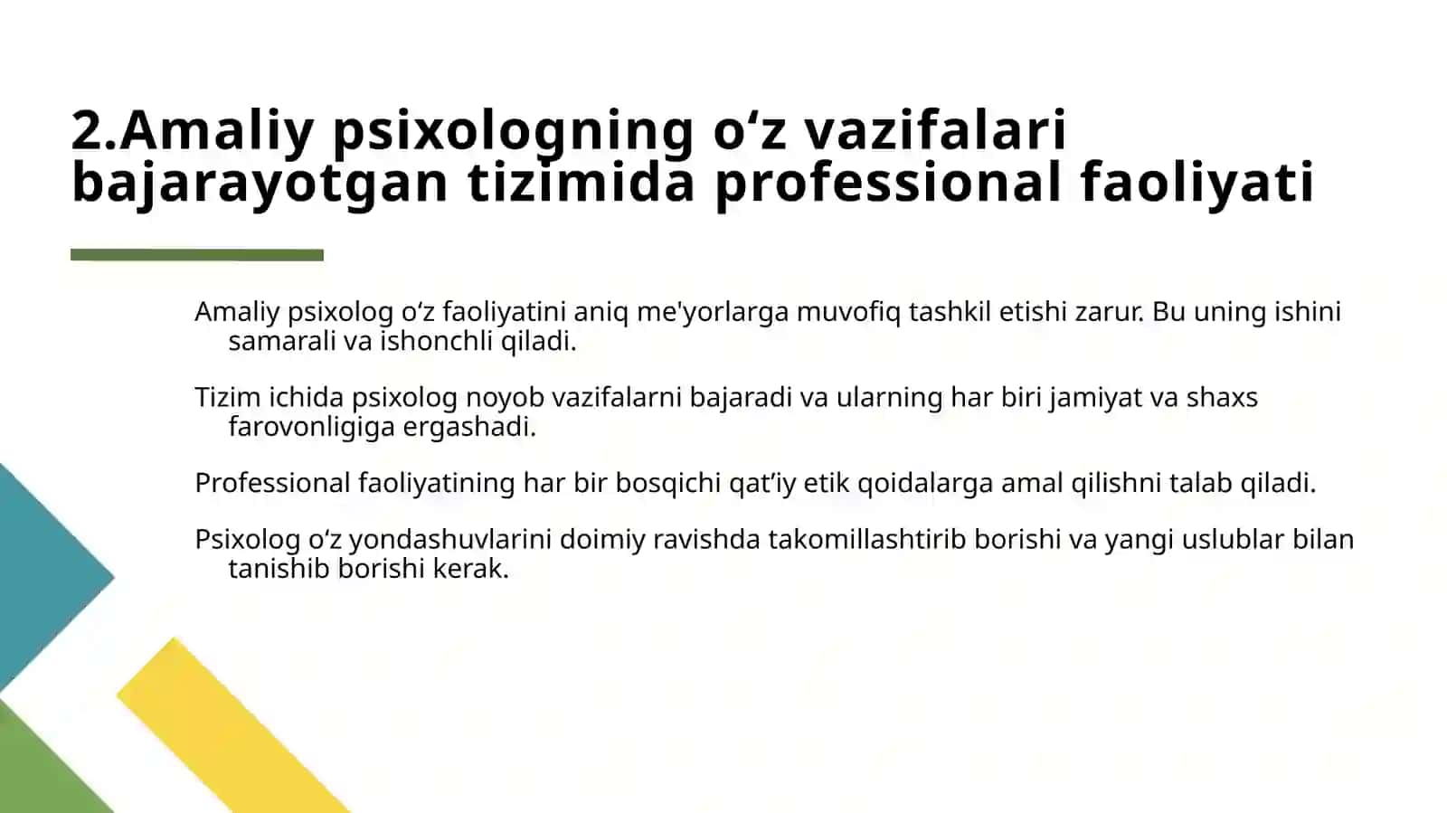 TALIMDA AMALIY PSIXOLOGNING ETIK NORMA VA QOIDALARI 4