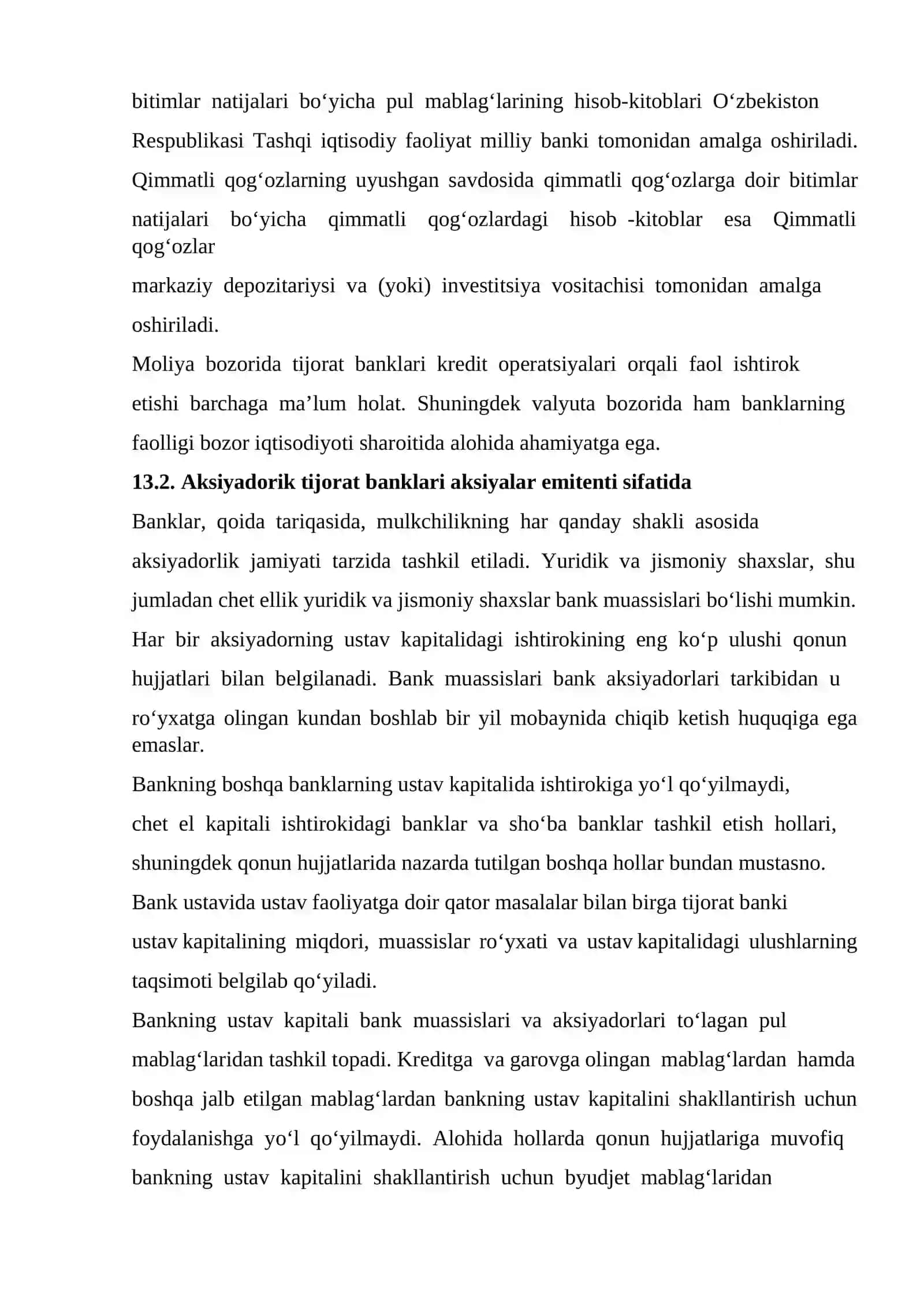MOLIYA BOZORIDA BANKLAR VA NOBANK KRЕDIT INSTITUTLARI 4