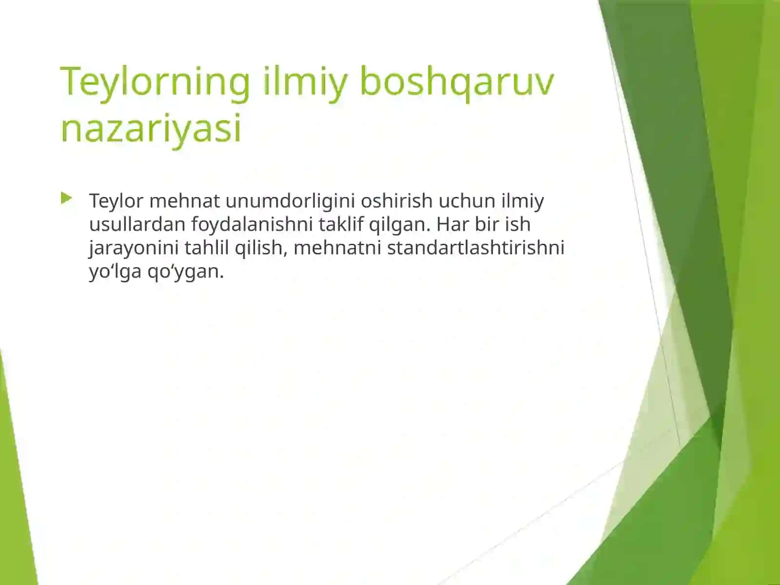 Menejmentning ilmiy maktablari 4
