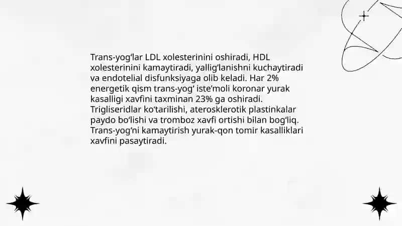Trans-yog‘larning inson salomatligiga ta’siri 4