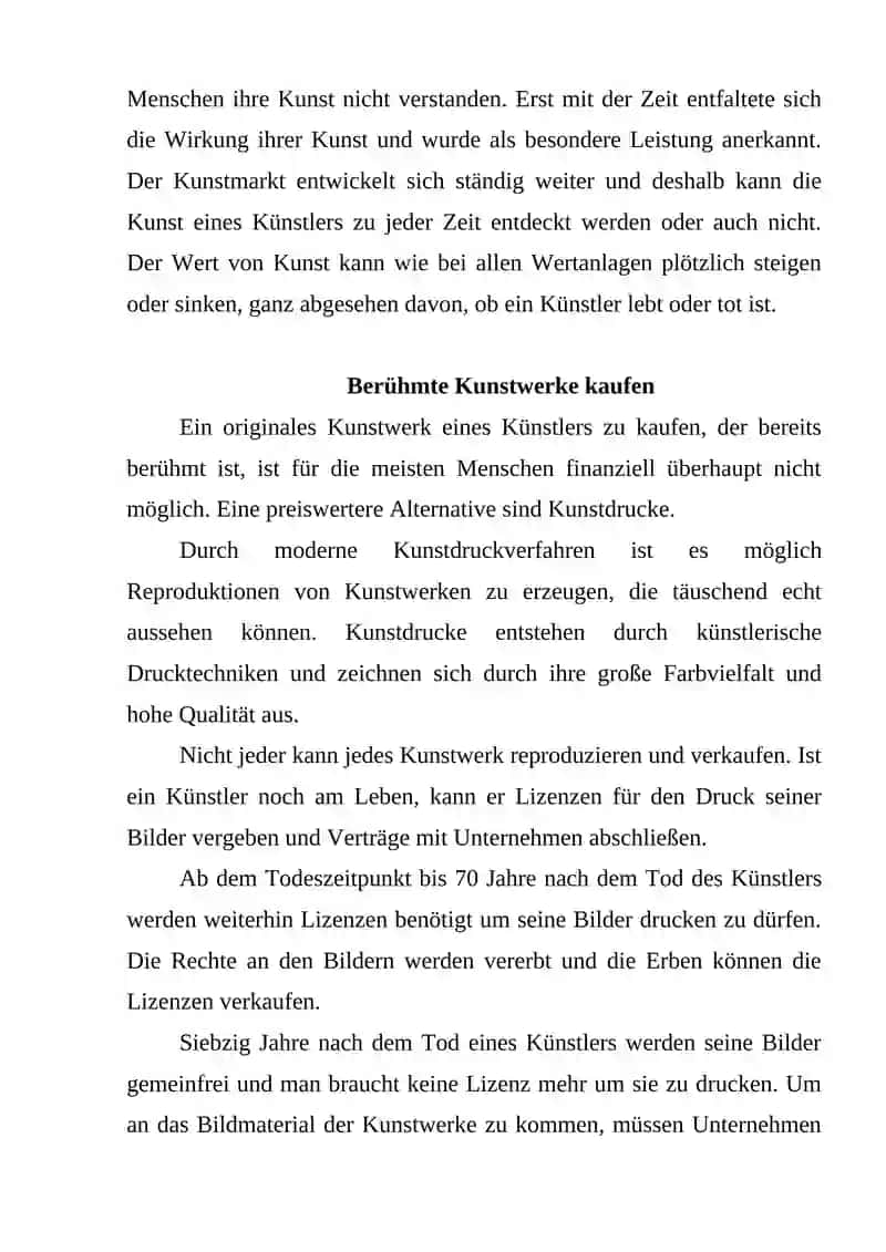 Die berühmte Künstler von Deutsch 4