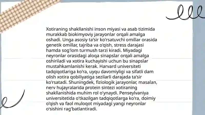 Diqqatning rivojlanishi jarayonlari 4