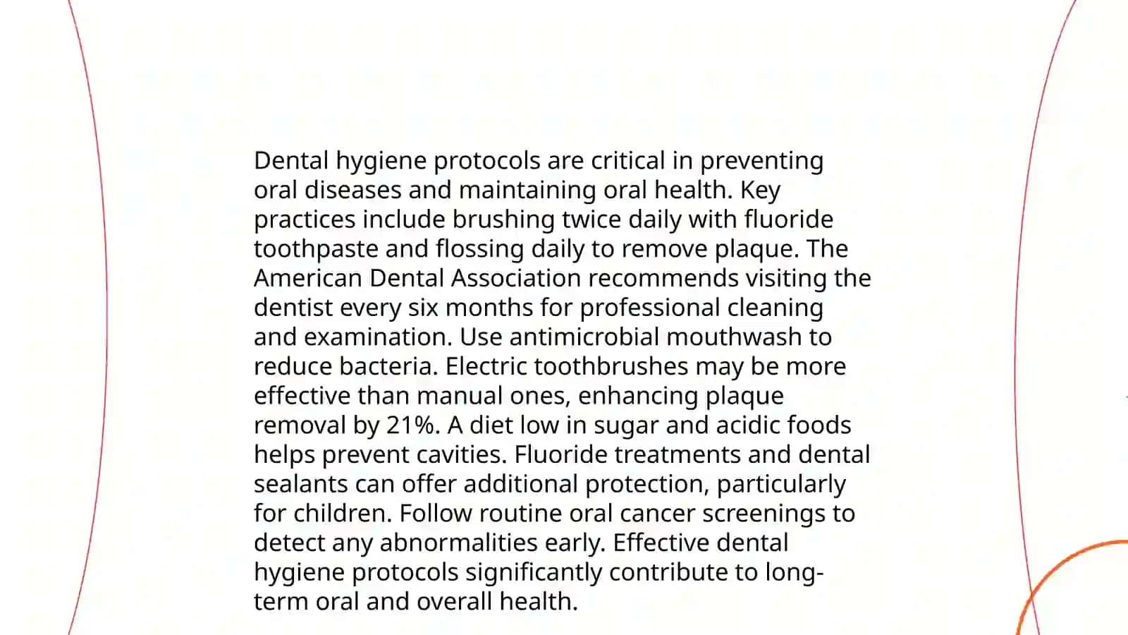 Dental Hygiene Protocols 4