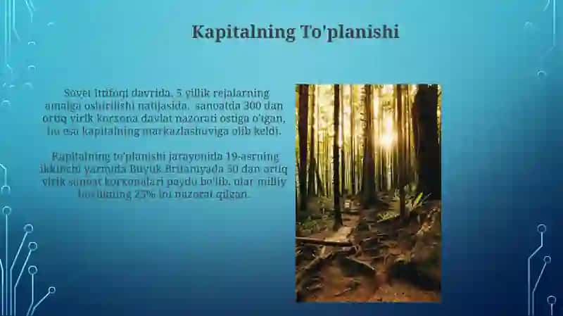Kapitalning tôplanishi va markazlanishi 4