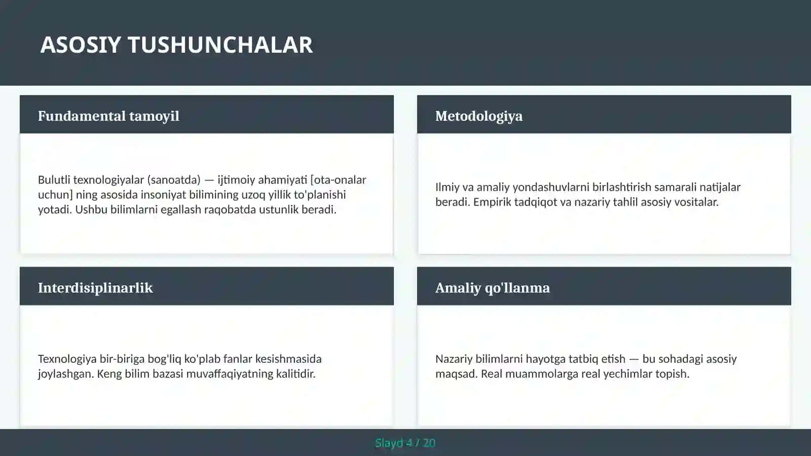 Bulutli texnologiyalar (sanoatda) — ijtimoiy ahamiyati [ota-onalar uchun] 4