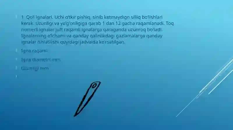 Qo’lda bajariladigan ishlar uchun asboblarni ishga tayyorlash 4