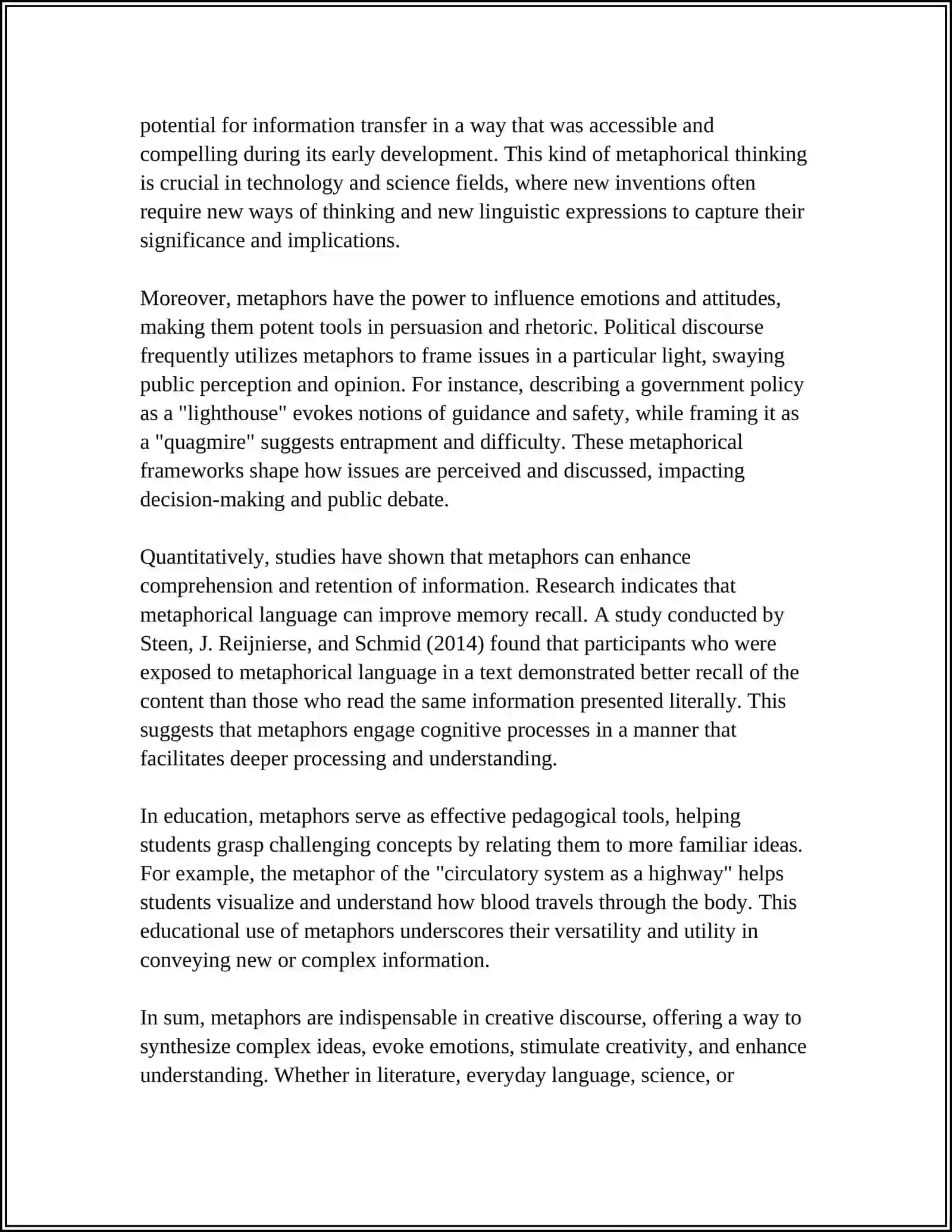 DISCOURSE AND CREATIVITY 4