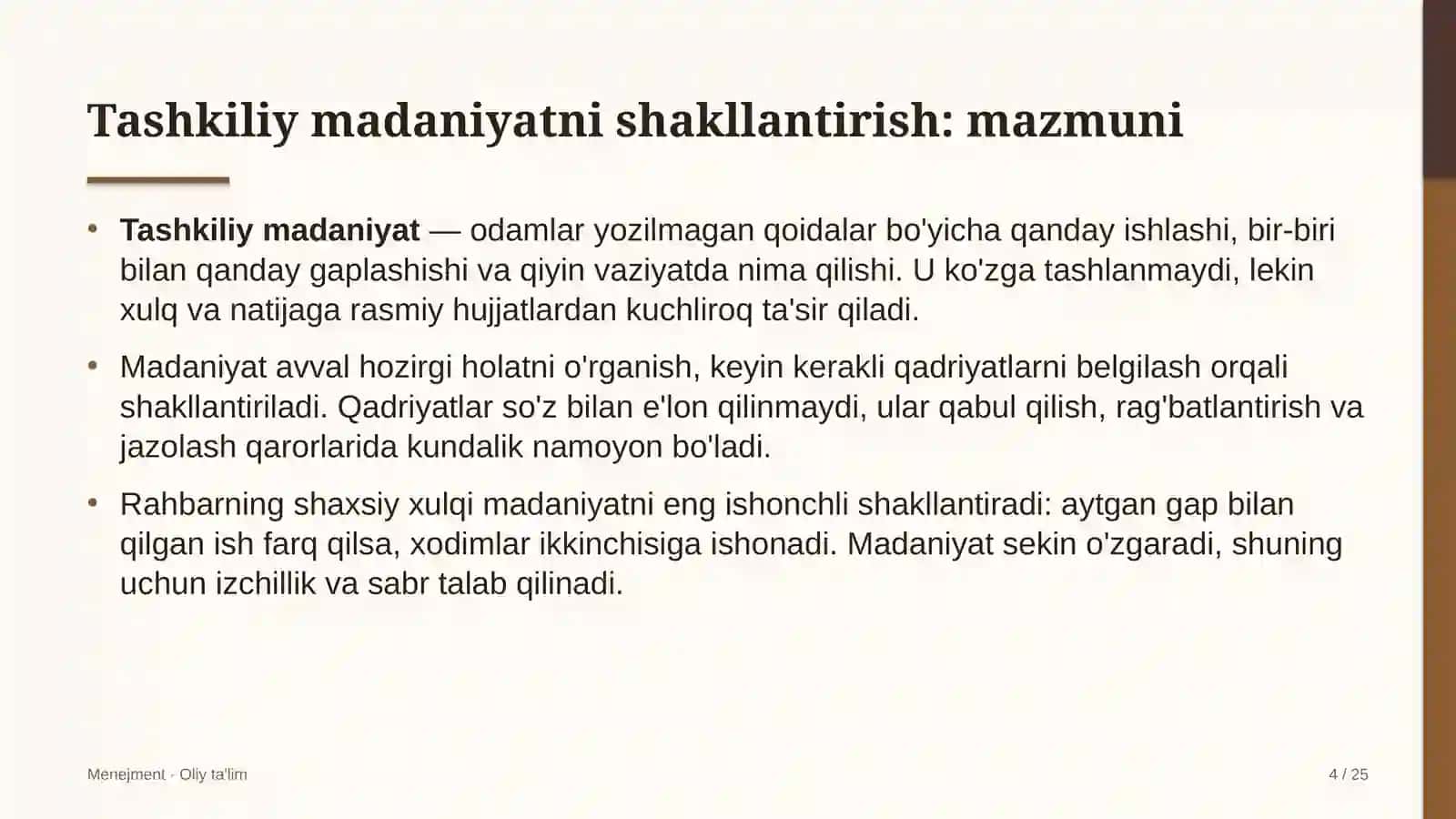Kinostudiyalarda tashkiliy madaniyatni shakllantirish 4