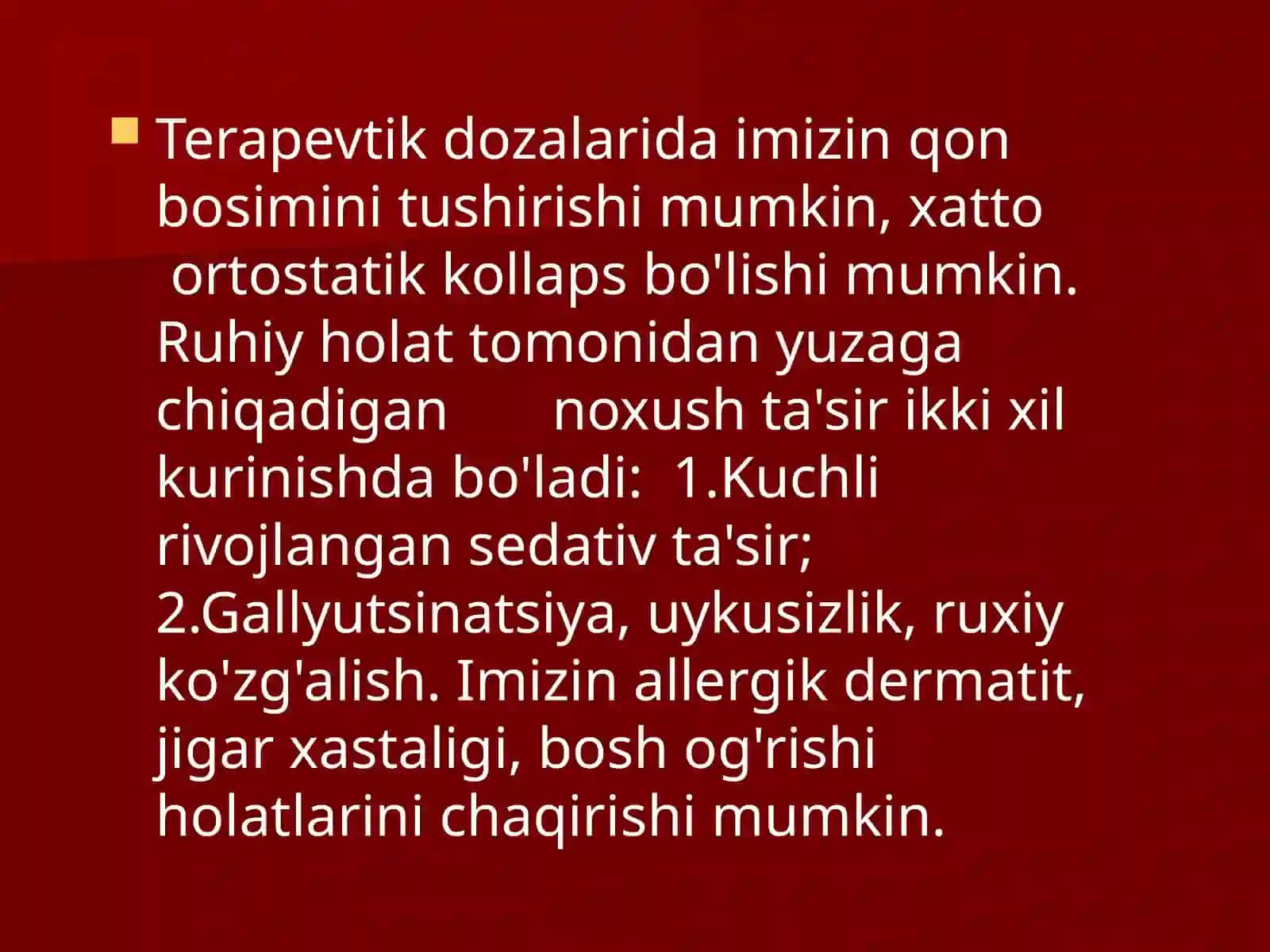 Depressiyaga qarshi            moddalar 4