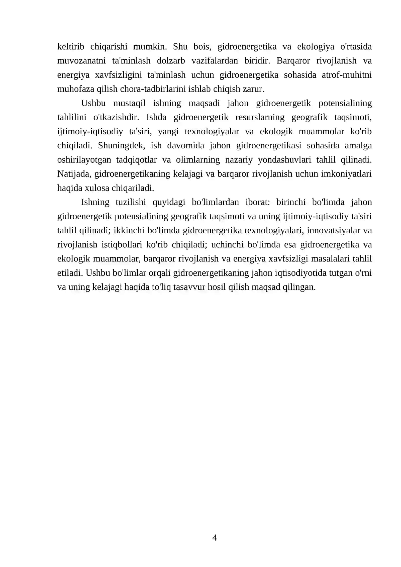 Jahon gidroenergetik potensiali tahlili 4