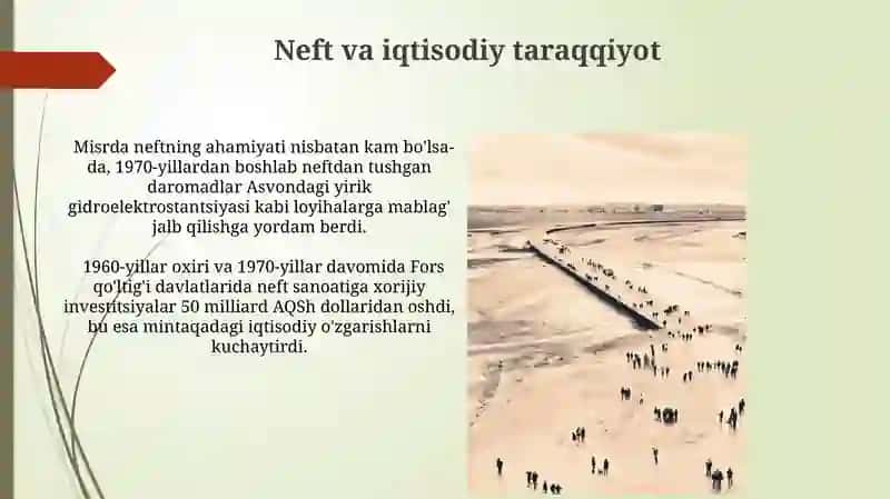 Arab mamlakatlari XX asr ikkinchi yarmida 4