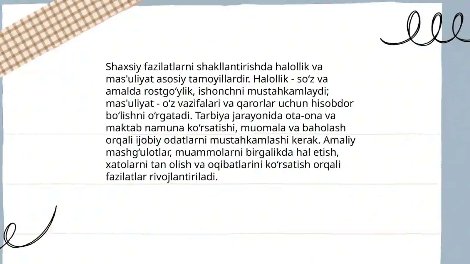Manaviy ahloqiy tarbiya 4