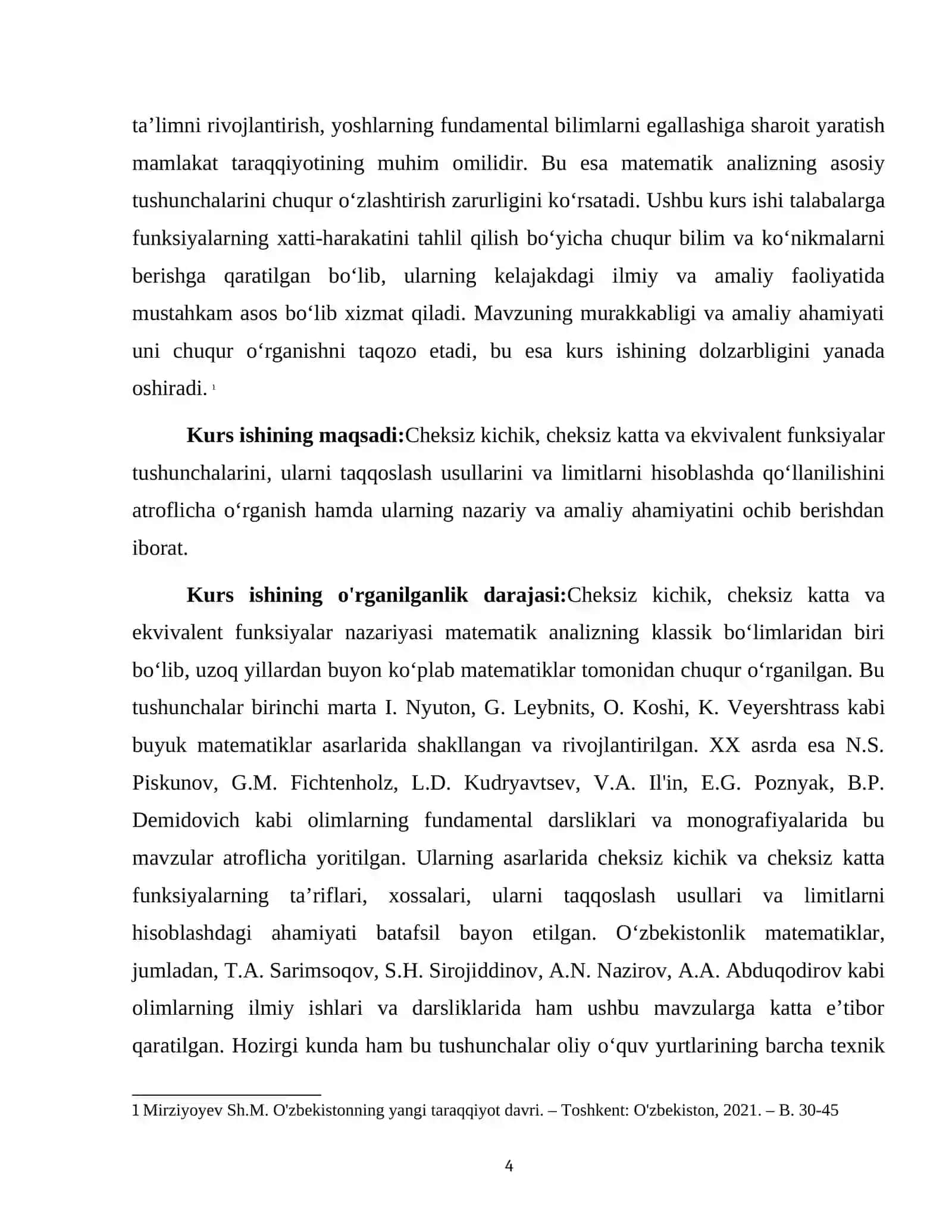 "FUNGSIYALANI TAQQOSLASH CHEKSIZ KICHIK CHEKSIZ KATTA EKVALENT FUNGSIYALAR" 4