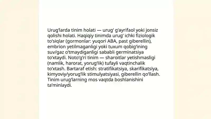 Tinim holati 4