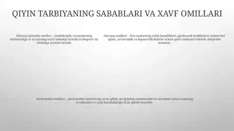 Tarbiyasi Og'Ir Bolalar Bilan Ishlash Ijtimoiy-Pedagogik Texnologiyalari 4