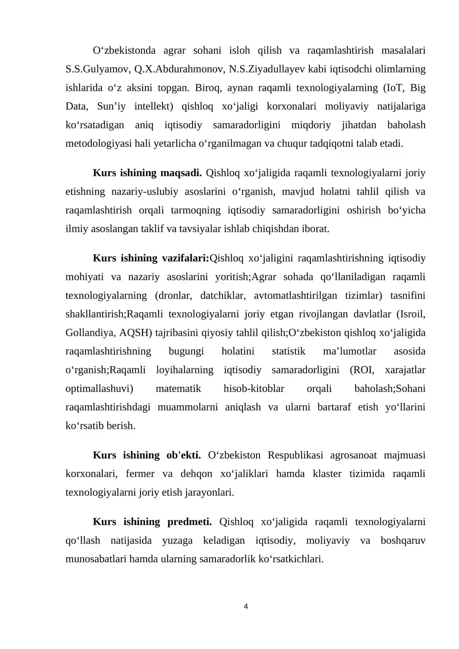 Qishloq xo‘jaligida raqamli platformalar va sun’iy intellektni qo‘llashning iqtisodiy prognozlari 4