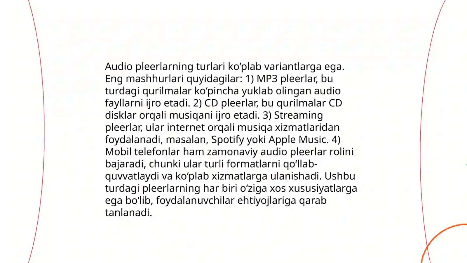 Audio playerlar 4