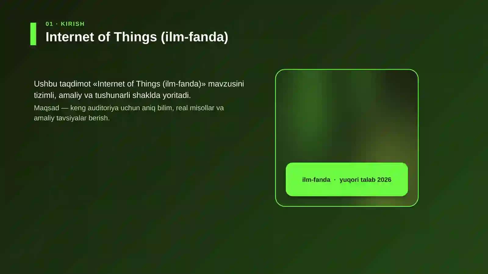 Internet of Things (ilm-fanda) 4