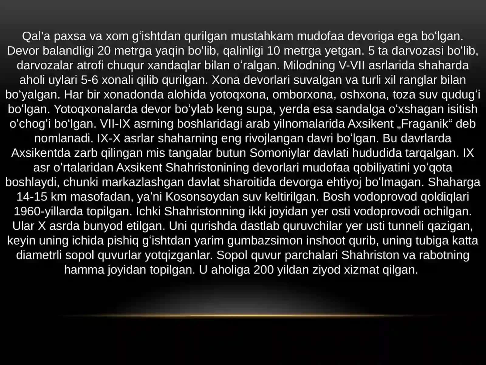 Tarix fanidan tayyorlagan loyiha 4