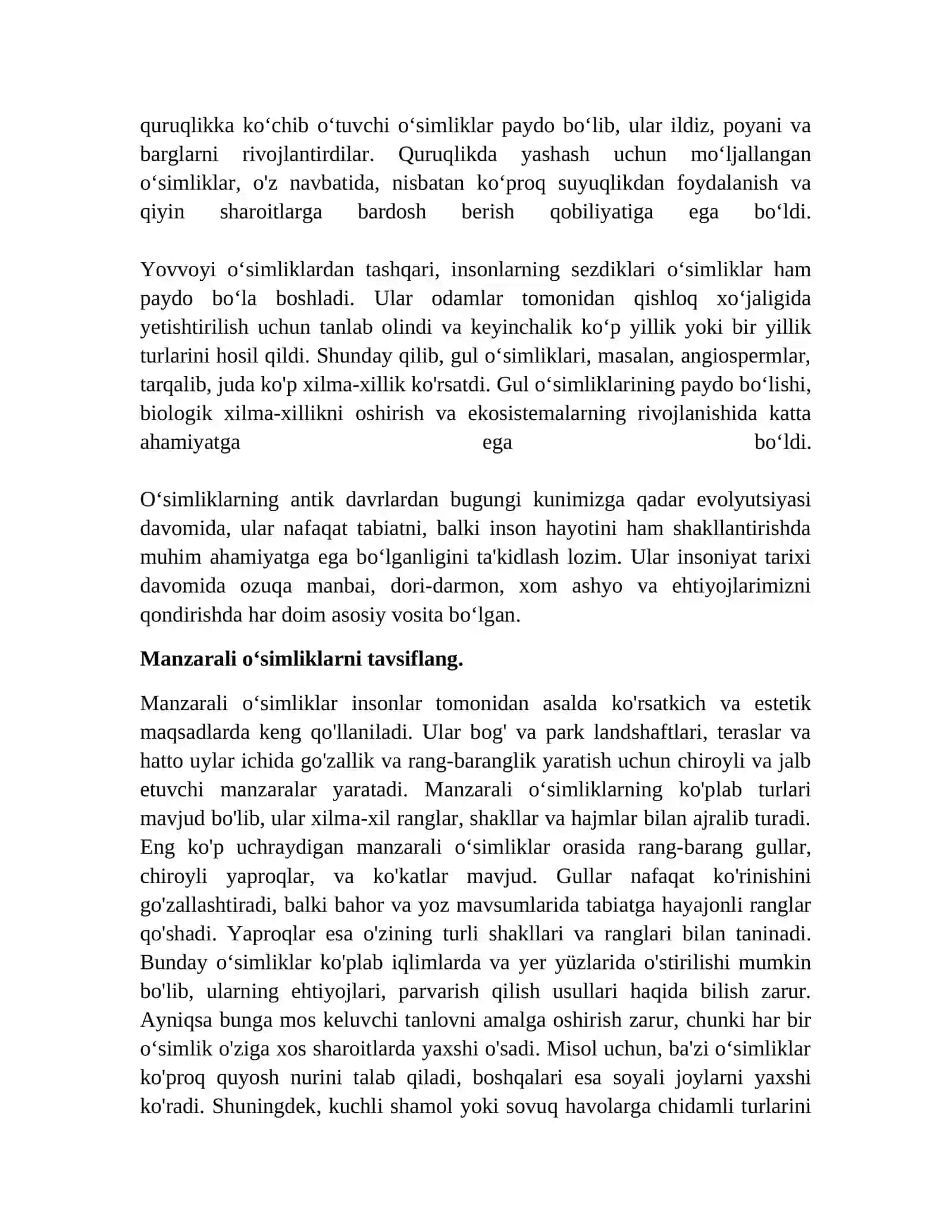 Gulli oʻsimliklarning xilma-xilligi.  Manzarali oʻsimliklarning kelib chiqish markazlari 4