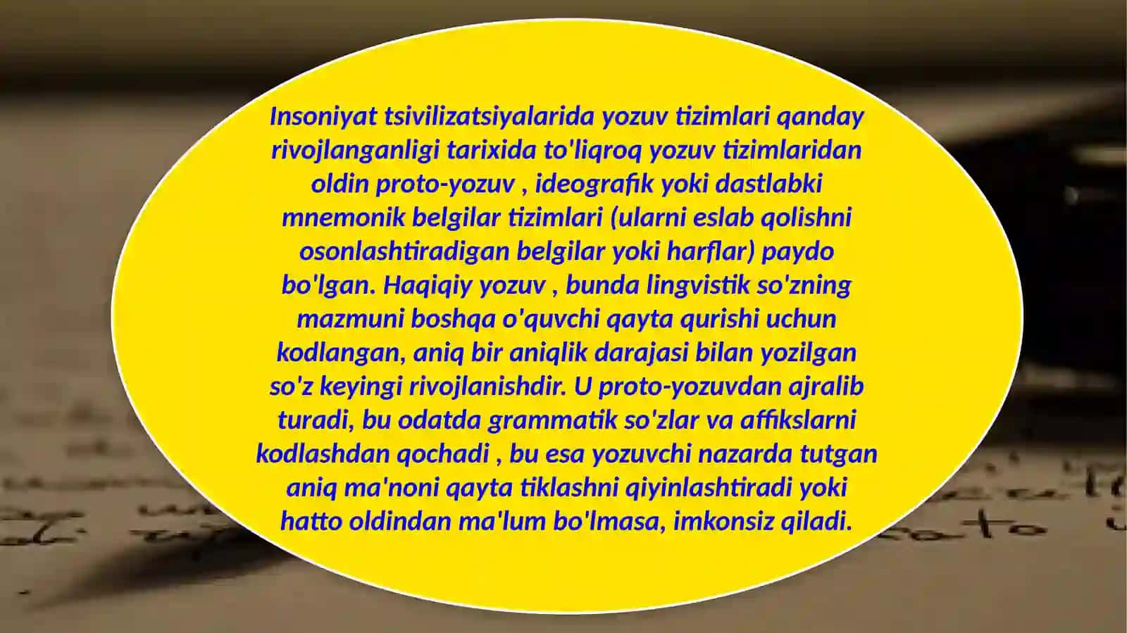 Yozuvning tarixiy ahamiyati 4