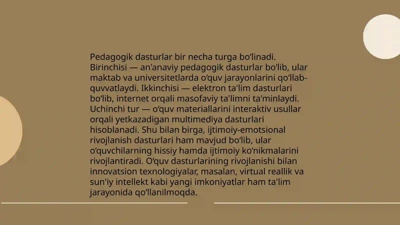 Pedagogik dasturiy vositalarni loyihalash 4